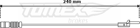 TOMEX brakes TX 31-11 - Contact d'avertissement, usure des plaquettes de frein cwaw.fr