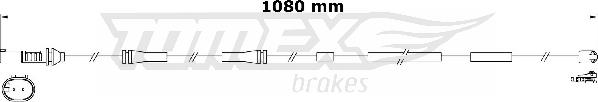 TOMEX brakes TX 31-18 - Contact d'avertissement, usure des plaquettes de frein cwaw.fr