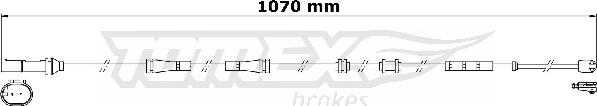 TOMEX brakes TX 31-30 - Contact d'avertissement, usure des plaquettes de frein cwaw.fr