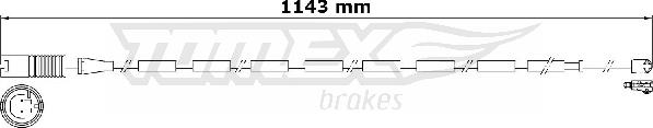 TOMEX brakes TX 31-29 - Contact d'avertissement, usure des plaquettes de frein cwaw.fr