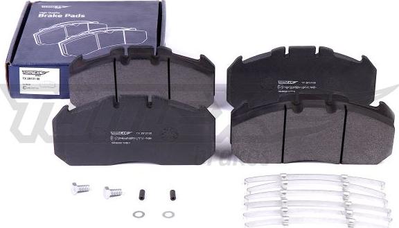 TOMEX brakes TX 29131 00 - Kit de plaquettes de frein, frein à disque cwaw.fr