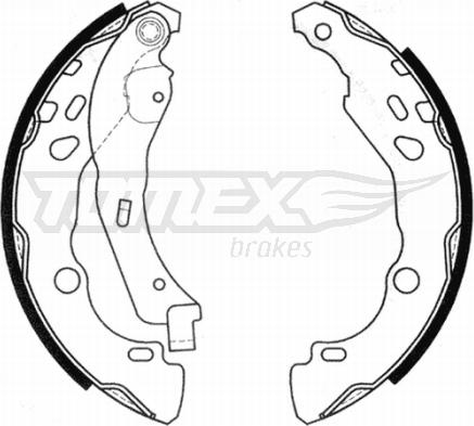 TOMEX brakes TX 20-99 - Jeu de mâchoires de frein cwaw.fr