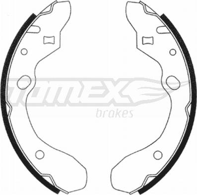 TOMEX brakes TX 20-91 - Jeu de mâchoires de frein cwaw.fr