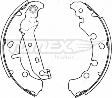 TOMEX brakes TX 20-93 - Jeu de mâchoires de frein cwaw.fr