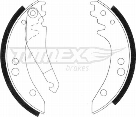 TOMEX brakes TX 20-97 - Jeu de mâchoires de frein cwaw.fr