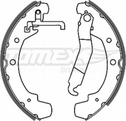 TOMEX brakes TX 20-49 - Jeu de mâchoires de frein cwaw.fr