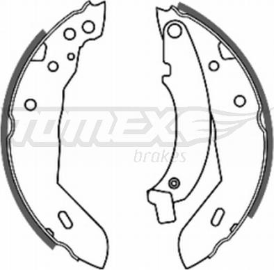 TOMEX brakes TX 20-40 - Jeu de mâchoires de frein cwaw.fr