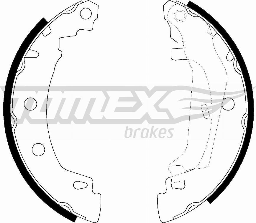 TOMEX brakes TX 20-43 - Jeu de mâchoires de frein cwaw.fr