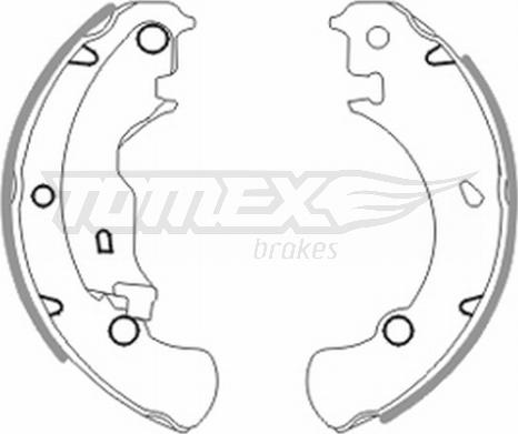 TOMEX brakes TX 20-42 - Jeu de mâchoires de frein cwaw.fr