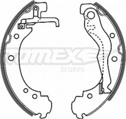 TOMEX brakes TX 20-47 - Jeu de mâchoires de frein cwaw.fr