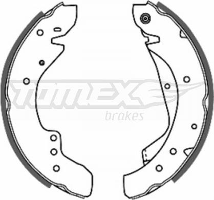 TOMEX brakes TX 20-59 - Jeu de mâchoires de frein cwaw.fr