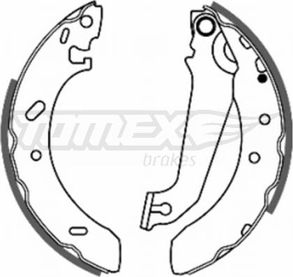 TOMEX brakes TX 20-54 - Jeu de mâchoires de frein cwaw.fr