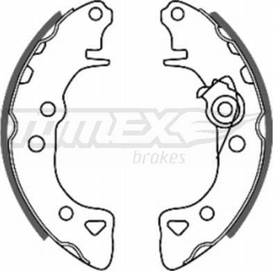 TOMEX brakes TX 20-55 - Jeu de mâchoires de frein cwaw.fr