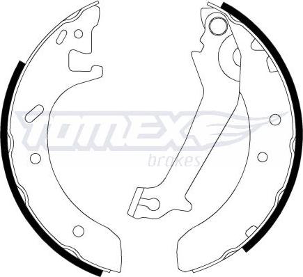 TOMEX brakes TX 20-51 - Jeu de mâchoires de frein cwaw.fr