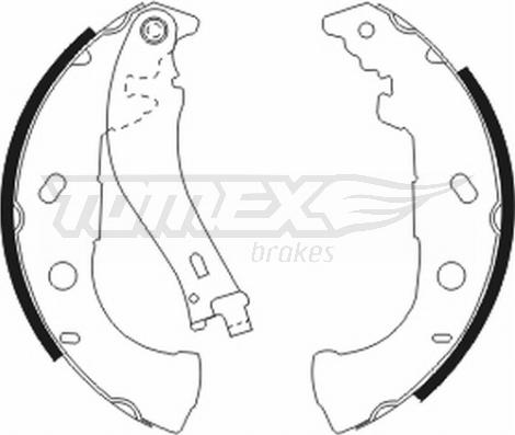 TOMEX brakes TX 20-52 - Jeu de mâchoires de frein cwaw.fr