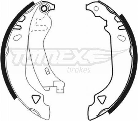 TOMEX brakes TX 20-64 - Jeu de mâchoires de frein cwaw.fr