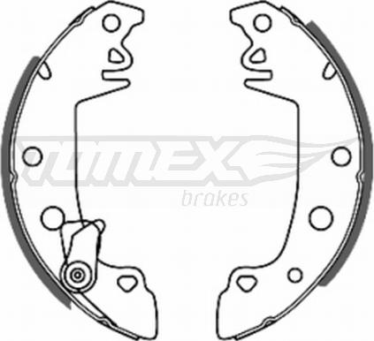 TOMEX brakes TX 20-68 - Jeu de mâchoires de frein cwaw.fr