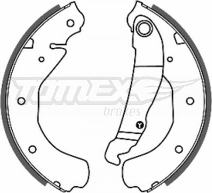 TOMEX brakes TX 20-16 - Jeu de mâchoires de frein cwaw.fr