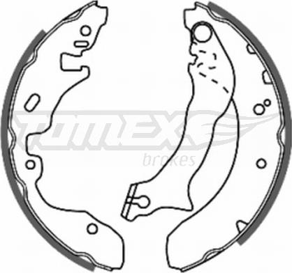 TOMEX brakes TX 20-84 - Jeu de mâchoires de frein cwaw.fr