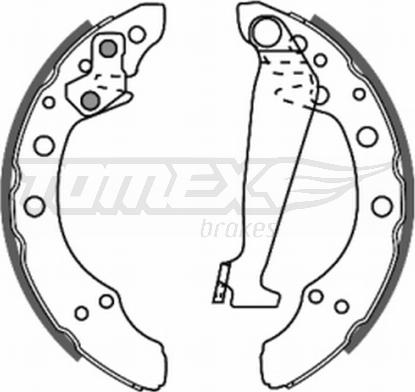 TOMEX brakes TX 20-86 - Jeu de mâchoires de frein cwaw.fr