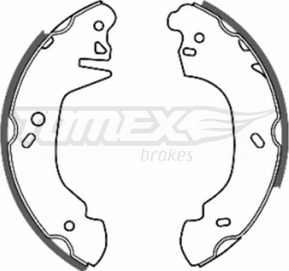 TOMEX brakes TX 20-34 - Jeu de mâchoires de frein cwaw.fr