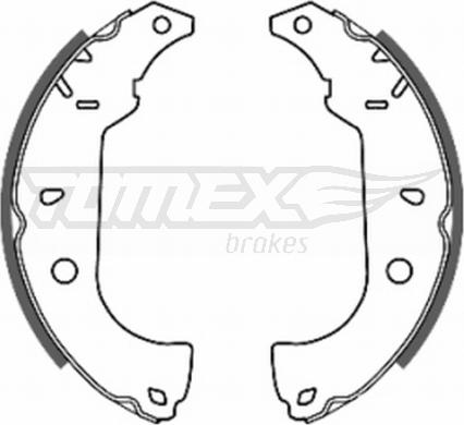 TOMEX brakes TX 20-26 - Jeu de mâchoires de frein cwaw.fr