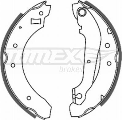 TOMEX brakes TX 20-21 - Jeu de mâchoires de frein cwaw.fr