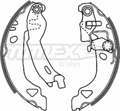 TOMEX brakes TX 20-28 - Jeu de mâchoires de frein cwaw.fr