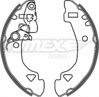 TOMEX brakes TX 20-27 - Jeu de mâchoires de frein cwaw.fr