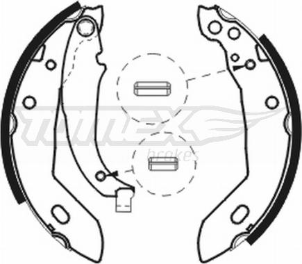 TOMEX brakes TX 20-74 - Jeu de mâchoires de frein cwaw.fr