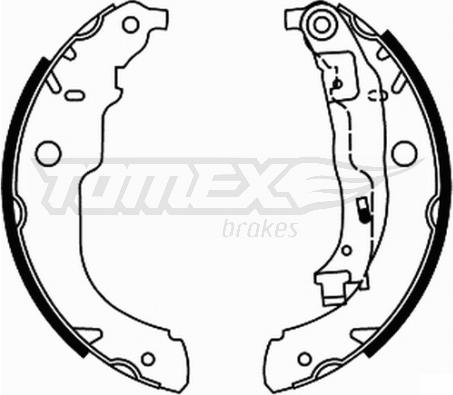 TOMEX brakes TX 21-96 - Jeu de mâchoires de frein cwaw.fr