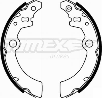 TOMEX brakes TX 21-91 - Jeu de mâchoires de frein cwaw.fr