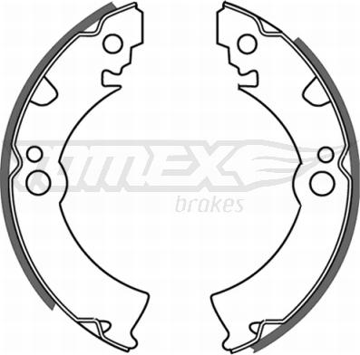 TOMEX brakes TX 21-46 - Jeu de mâchoires de frein cwaw.fr