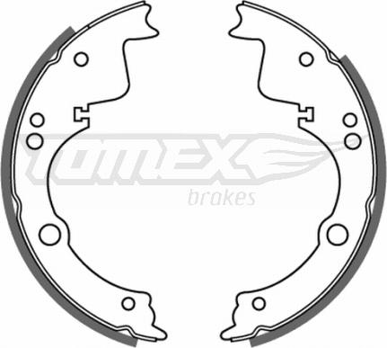 TOMEX brakes TX 21-40 - Jeu de mâchoires de frein cwaw.fr