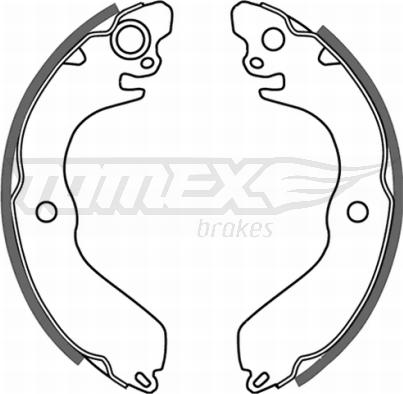 TOMEX brakes TX 21-43 - Jeu de mâchoires de frein cwaw.fr