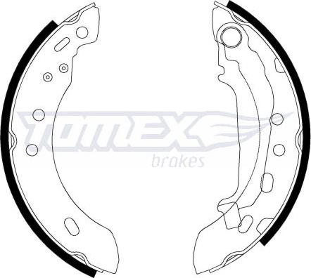 TOMEX brakes TX 21-47 - Jeu de mâchoires de frein cwaw.fr