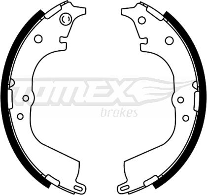 TOMEX brakes TX 21-55 - Jeu de mâchoires de frein cwaw.fr