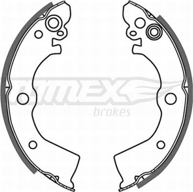 TOMEX brakes TX 21-50 - Jeu de mâchoires de frein cwaw.fr