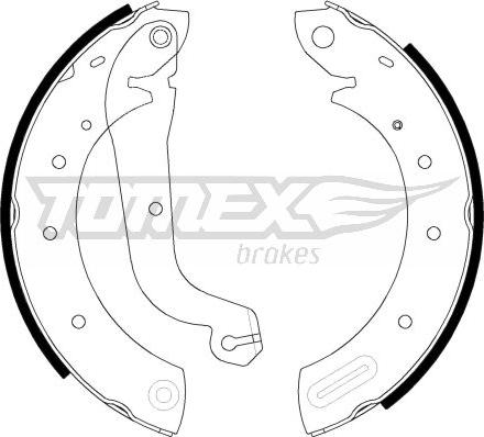 TOMEX brakes TX 21-60 - Jeu de mâchoires de frein cwaw.fr