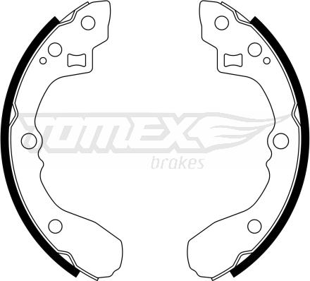 TOMEX brakes TX 21-63 - Jeu de mâchoires de frein cwaw.fr