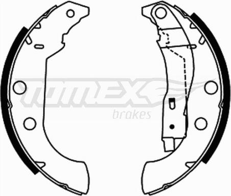 TOMEX brakes TX 21-67 - Jeu de mâchoires de frein cwaw.fr