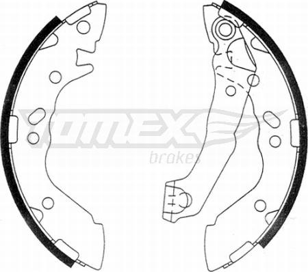 TOMEX brakes TX 21-14 - Jeu de mâchoires de frein cwaw.fr