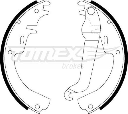 TOMEX brakes TX 21-11 - Jeu de mâchoires de frein cwaw.fr