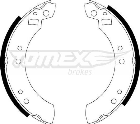 TOMEX brakes TX 21-13 - Jeu de mâchoires de frein cwaw.fr