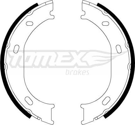 TOMEX brakes TX 21-17 - Jeu de mâchoires de frein cwaw.fr