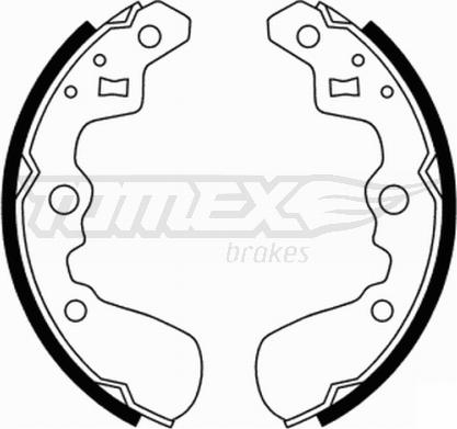 TOMEX brakes TX 21-89 - Jeu de mâchoires de frein cwaw.fr