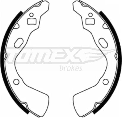 TOMEX brakes TX 21-83 - Jeu de mâchoires de frein cwaw.fr