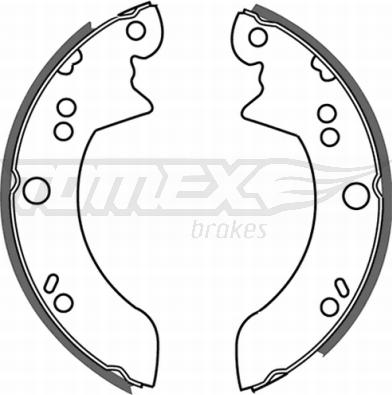 TOMEX brakes TX 21-34 - Jeu de mâchoires de frein cwaw.fr