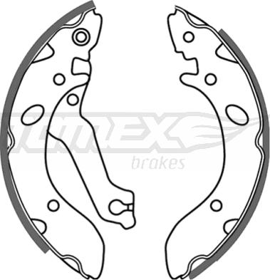 TOMEX brakes TX 21-38 - Jeu de mâchoires de frein cwaw.fr