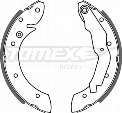 TOMEX brakes TX 21-33 - Jeu de mâchoires de frein cwaw.fr